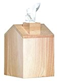 Artemio Boîte à mouchoirs en bois en forme de maison Beige 13 x 19 x 13 cm