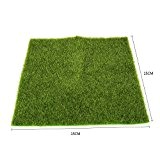 Artificielle Herbe Tapis Plastique Pelouse Grass Intérieur Extérieur Vert Synthétique Gazon Micro Ornement Paysage Décoration ( Size : 15cm X ...