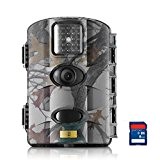 Artitan Game and Trail Camera 12MP 720P Caméra de chasse à la faune Time Lapse 65ft Plage de détection No ...