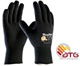 ATG MaxiFlex Endurance 34-847 Drivers Paire de gants de travail en nitrile recouverts de picots Taille L