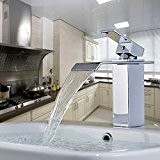 Auralum® Design Robinet mitigeur salles de bain bassin lavabo Chrome Size A