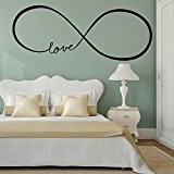 Autocollant-infinity love wall stickers decals vinyl