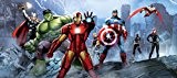 Avengers Papier Peint Photo/Poster - Iron Man, Captain America, Hulk Et Héros, Ruines (202 x 90 cm)
