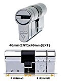 Avocet ABS High Security Euro Cylinder - Anti Snap Lock - Sold Secure Diamond Standard - 3 Star - Chrome ...