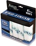 Axus Décor Pro-Finish Lot de 10 manchons pour rouleaux miniatures Bleu