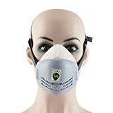 Babimax Demi Masque Respiratoire de Sécurité N90 Antipoussière Industriel Peinture anti PM 2.5 Avec Soupage de Travail Réutilisable