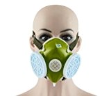 Babimax Masque Respiratoire de Sécurité Antipoussière Industriel Peinture Electrosoudure anti PM 2.5 Efficace Avec Soupage de travail Vert
