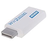 Babysbreath Wii adaptateur convertisseur HDMI 1080P / 720P Wii2HDMI 3,5 mm Boîte d'entrée audio W. Blanc 34 x 73 x ...