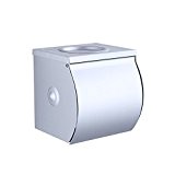 Bac à papier imperméable à l’eau de toilette salle de bain espace aluminium /  volume de mat Plateau rond fermé /  support ...