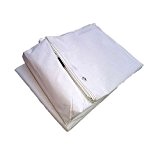 Bâche blanche plastique bache Toile 10x4m oeillets métallique couverture Imperméable