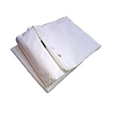 Bâche blanche plastique bache Toile 5x8m oeillets métallique couverture Imperméable