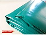 Bâche serre PVC 900 g/m² - 6 x 5 m - Verte - bache imperméable - bache exterieur
