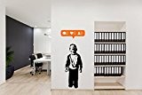 Banksy - Social media boy - Nobody likes me - Amazing Wall Sticker (Small: 40cm x 100cm / 16 x ...