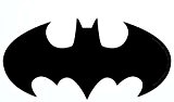 BATMAN Logo, Original DC Comics Superhero Artwork, Premium Quality, 2.5" x 5" - STICKER AUTOCOLLANT DECAL