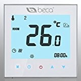 Beca 95 ~ 240vac données mémoire numérique LCD écran tactile 5 + 2 Six périodes hebdomadaire programmable 3 A L'EAU/gaz chaudière Chauffage Thermostat d'ambiance, ...
