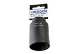 Bergen Douille à choc bi-hexagonale 36 mm 12 pans