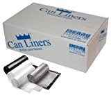 BERRY PLASTICS CORP - 100-Count 45-Gallon Black Can Liners