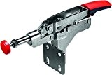 Bessey STC-IHA15 Horizontal In-Line Face Mount Nickel Plated Auto-Adjust Toggle Clamp Vertical Flange, Silver by BESB9