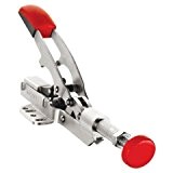 Bessey STC-IHH25 Horizontal Auto-Adjust Toggle Nickel Plated Clamp with In-Line Clamping Action, Silver by BESB9