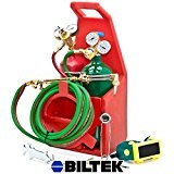 Biltek Professional Portable Torch Kit Oxygen Acetylene Oxy Welding Cutting Victor-Style Tank by Biltek