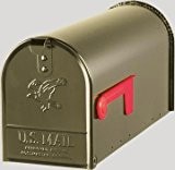 Boite aux lettres, Acier Bronze, "Made in USA" - US-Mailbox