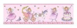 Bord pour chambre de filles avec fées princesses Papillons Cœurs Rose Fuchsia Glycine Jaune Tiffany 298901 Villa coppenrath