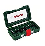 Bosch 2607019463 Coffret de 6 fraises Queue 8mm