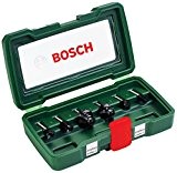 Bosch 2607019464 Coffret de 6 fraises Queue 6 mm
