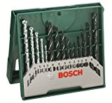 Bosch 2607019675 Set de 15 pièces mini-X-Line 5 forets à matériaux Diamètre 3/4/5/6/8 mm