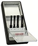 Bosch 2607019881 Coffret de forets diamantés 4 pièces 5/6/7/8 mm