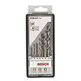 Bosch 2607019923 Assortiment de mèches à bois à queue six pans Ø 2/3/3/4/5/6/8 mm