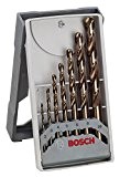Bosch 2608589296 Jeu de 7 Foret à métaux Mini X-Line HSS-Co 135° 2 x 3 x 4 x 5 x ...