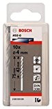 Bosch 2608595059 Foret à métaux HSS-G standard DIN 338 Ø 4 mm 10 pièces