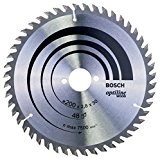 Bosch 2608640620 Lame de scie circulaire Optiline Wood 200 x 30 x 2,8 mm, 48, 1 pièce