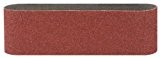 Bosch 2609256222 Bandes abrasives pour Ponceuses à bande Qualité rouge 100 x 560, 40 Grain, Lot de 3 feuilles