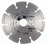 Bosch 2609256414 Disque à tronçonner diamanté segmenté spécial béton pour Meuleuse 125 mm