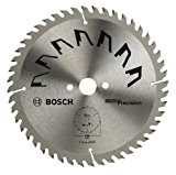 Bosch 2609256933 Précision Lame de scie circulaire 24 dents carbure Coupe nette Diamètre 160 mm alésage/alésage avec bague de réduction ...