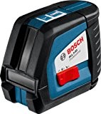 Bosch 601063103 GLL 2-50 Laser croix avec support universel/Récepteur laser