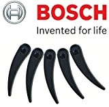 Bosch original DuraSec ablades (Lame de rechange Lames) (Lot de 5) (pour le Bosch Art 26–18 LI Tondeuse à batterie) (avec ...