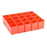 Bosch Sortimo 20 piece Insetbox rouge A3 63 mm / Einsatzbox pour L-Box 102