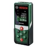 Bosch Télémètre Laser Connecté PLR 30 C Connexion Bluetooth, Portée 30 m 0603672100