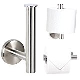 bremermann® Porte-papier toilette - gamme pour salle de bains PIAZZA , support de rechange, 2 en 1