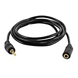 Cable d'extension - TOOGOO(R)Jack 3,5 mm male a femelle connecteur m / f cable d'extension 1.4m noir Cable audio