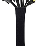 Cable Management Sleeve, JOTO Cord Management System for TV / Computer / Home Entertainment, 19 - 20 inch Flexible Cable ...