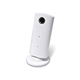 Caméra de surveillance IP pour surveillance à distante - enregistrements consultables à distance sur smartphone ou ordinateur - Blanc