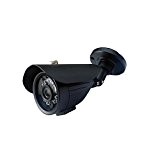 Caméra de surveillance WP-500B CCTV noire IR LED intérieur et extérieur - fiches BNC mâle/femelle