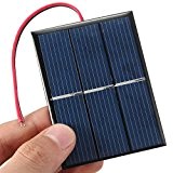 CAMTOA® 0.65W 1.5V Panneau solaire petit module cellule PV pour kits solaires bricolage