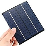 CAMTOA® 2W 12V 520mA Panneau solaire petit module cellule PV pour kits de bricolage solaires chargeur