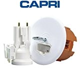 Capri CAP715859 Ensemble douille + boîte de centre placo Diamètre 67 mm