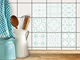 Carrelage Sticker Autocollant | Stickers mosaïques muraux - mosaique carrelage pour cuisine et salle de bain | Carrelage adhésif - ...